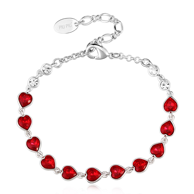 Swarovski Red Heart Bracelet