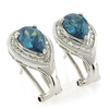 Alexandrite Silver Earrings