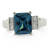 Emerald Cut Alexandrite Ring
