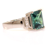Emerald Cut Alexandrite Ring