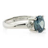 Sterling Silver Solitaire Alexandrite Ring