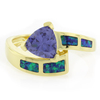Opal Tanzanite Ring