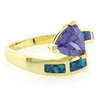 Opal Tanzanite Ring