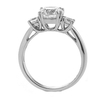 Simulated Diamond Sterling Silver Ring