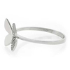 18K White Gold Diamond Butterfly Ring