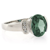 Color Changing Oval Cut Stone Ring