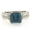 Color Changing Ascher Cut Stone Ring