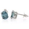 Alexandrite Oval Cut Stone Stud Earrings