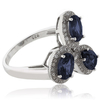 3 Color Change Alexandrite .925 Silver Ring