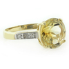 10K Yellow Gold Natural Citrine Ring