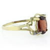 10K Yellow Gold Natural Red Garnet Ring