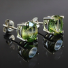 Round Cut Tourmaline Stud Earrings