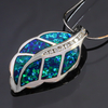 Australian Opal Leaf Pendant
