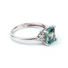 Alexandrite Sterling Silver Ring Blue To Green Color Change