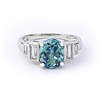 Alexandrite Silver Ring With Solid Silver