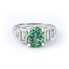 Alexandrite Silver Ring With Solid Silver