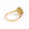 Emerald Sterling Silver Antique Finish Ring