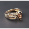 Smoked Topaz Marquise Cut Gemstone Sterling Silver Ring