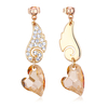 Champagne Heart Swarovski Set