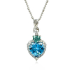 Alexandrite Sterling Silver 925 Heart Pendant