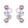 Pink Swarovski Earrings