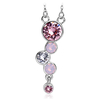 Beautiful Swarovski Necklace Pink Color