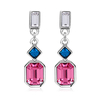 Pink Swarovski Crystal Earrings