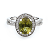 Oval Cut Zultanite Sterling Silver Ring