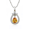 Pear Cut Zultanite Silver Pendant