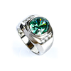 Color Change Alexandrite Mens Silver Ring