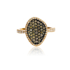 0.60 CTW 14K Yellow Gold Chocolate and White Diamonds Ring