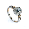 925 Sterling Silver 6 mm x 4 mm Alexandrite Ring