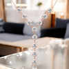 Swarovski Crystal Necklace With Rose Gold