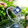 Alexandrite Sterling Silver Ring (6mm x 8mm)