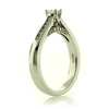 14K White Gold Diamond Engagement Ring