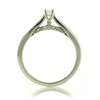 14K White Gold Diamond Engagement Ring