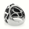 Voreno Matiz Silver Enamel Ring
