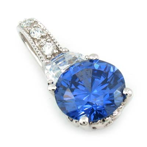 Large  Stone Tanzanite Pendant