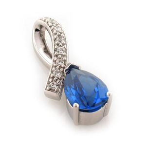 Tanzanite Pendant Pear Cut Stone