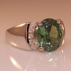 Sterling Silver Alexandrite Color Change Ring