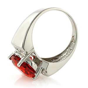 Big Fire Cherry Opal Ring