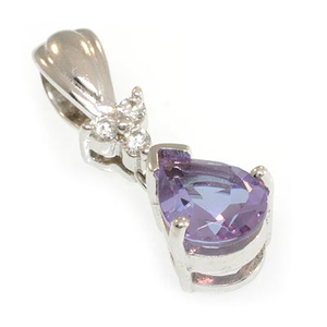 Alexandrite Sterling Silver Pendant