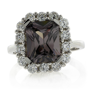 Alexandrite Rings Square Cut