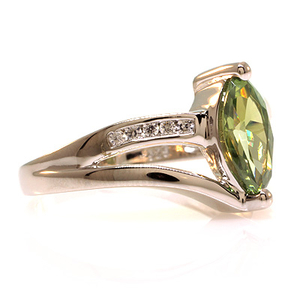 Sterling Silver Marquise Cut Alexandrite Rings