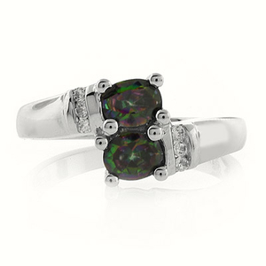 Mystic Topaz Silver Ring Great Price