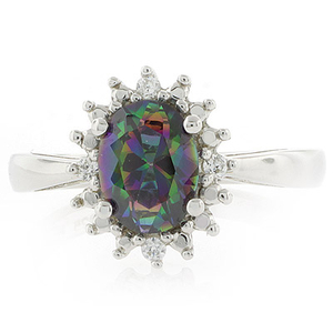Fire Mystic Topaz Ring