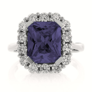 Tanzanite Silver Ring
