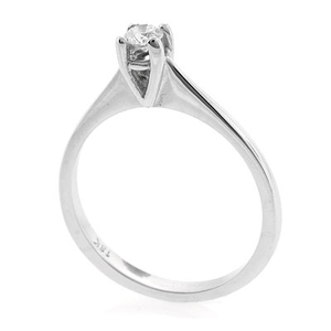 0.13 ct tw Diamond Ring Setting in 18K White Gold