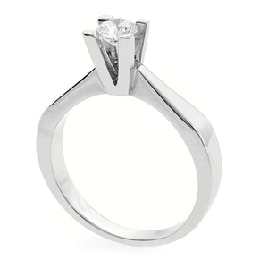 0.38 ct tw Diamond Engagement Ring Setting in 18K White Gold