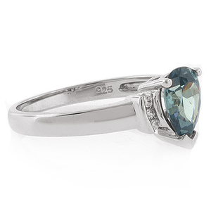 Blue to Green Color Change Alexandrite Ring